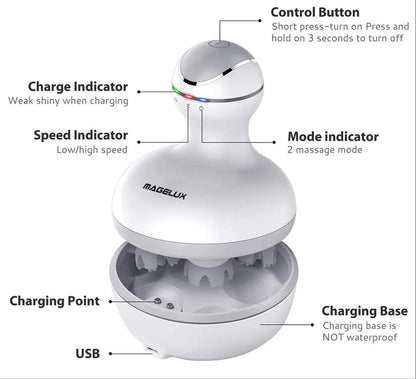 Electric scalp massage