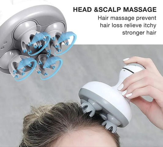 Electric scalp massage